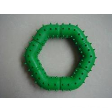 Rubber Barbed Ring Dog Pet Toy